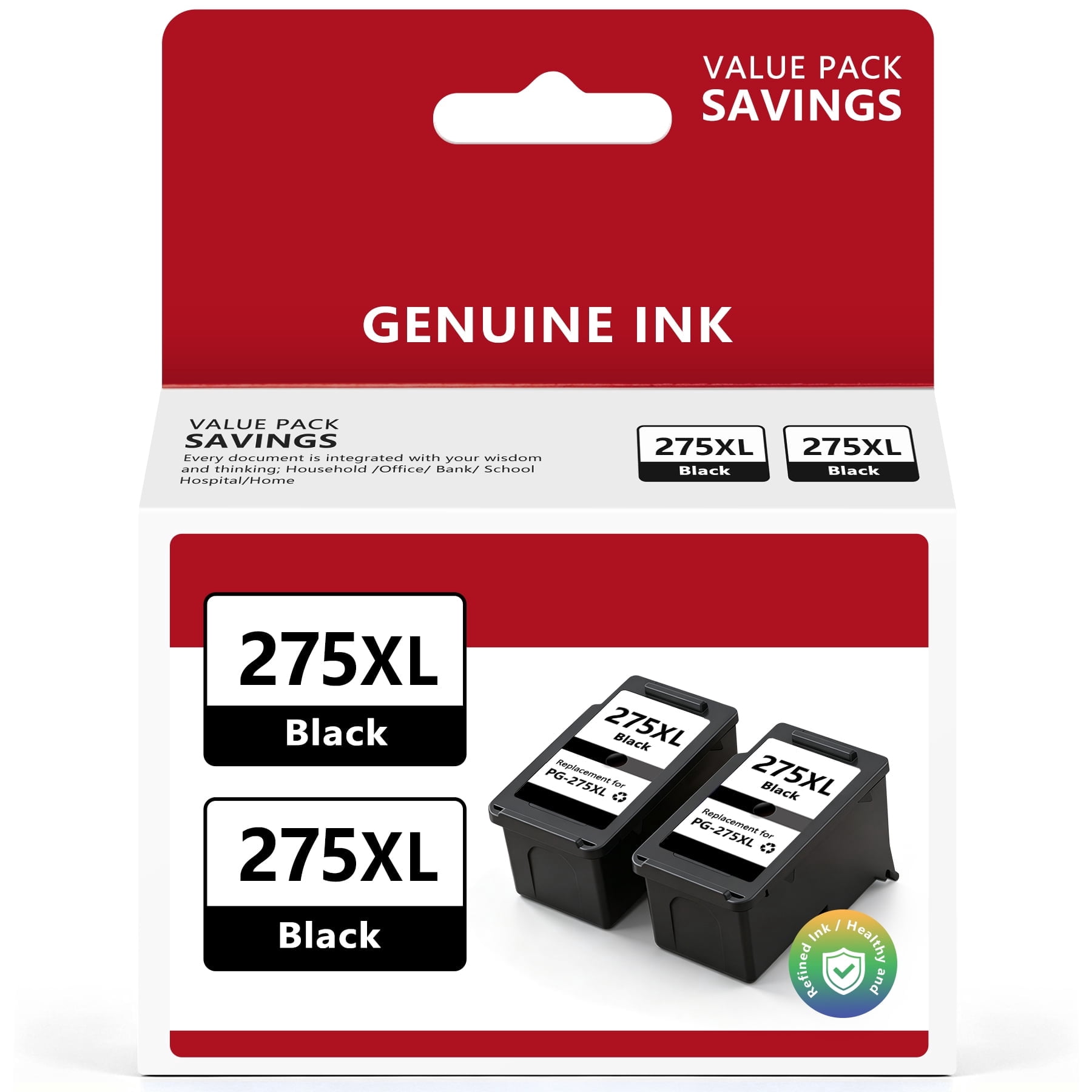 Canon Ink Cartridge PGI-275 CLI-276, Black Cyan Magenta Yellow, 4