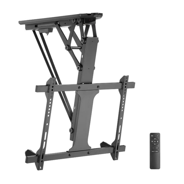 AMX - Motorized Ceiling TV Mount, For 32" to 70" Screen, with Remote Control, Black