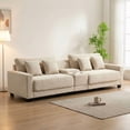 thumbnail image 5 of RIAFUN 111.8" Modular Sectional Sofa, 4-Seat Oversized Corduroy Couch with Storage Box, USB/Type-C Port & 2 Cup Holders for Living Room, Beige, 5 of 5