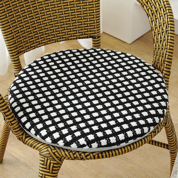 Outoloxit 14 Inch Round Floor Cushion, Tufted Corduroy Seat Pillow with Added Foam for Quick Recovery & Comfort, Multi-Purpose for Living Room, Home, and Outdoor Use