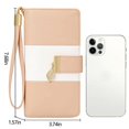 thumbnail image 5 of Ladies Purse, Large Capacity RFID Blocking Leather Women's Wallet with Detachable Wrist Strap, 5 of 5