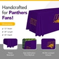thumbnail image 2 of Northern Iowa Panthers 6' College Sports Printed Table Throw - NCAA Licensed - Polyester Draped - School Tablecloth (Purple), 2 of 5