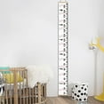 thumbnail image 3 of Tableau de Croissance pour Enfants Cadre en Bois Règle de Mesure de Hauteur en Toile de Bébé à Adulte, 3 of 4