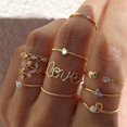 thumbnail image 3 of HAHDAXIA Stocking Stuffers for Teens Gold Stackable Rings Set for Women Vintage Knuckle Rings for Teen Girls Midi Rings Pack Statement Bohemian Stacking Rings for Women Multiple Rings Pack, 3 of 6