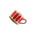 thumbnail image 2 of Injueey Taza de agua de cerámica, taza de café de leche portátil con asa, tazas de bebida de té, botella de cumpleaños para el hogar, dormitorio Teteras tipo 4 Injueey HA081207-04, 2 of 6