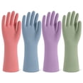 thumbnail image 1 of Guantes de limpieza de goma SIFANGKE, 4 pares, forrados y antideslizantes, 1 of 7