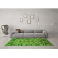 thumbnail image 3 of Ahgly Company Indoor Rectangle Oriental Green Industrial Area Rugs, 2' x 3', 3 of 4