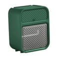 thumbnail image 4 of jifeng Bathroom Organizer Self Adhesive 2 Tier Punch Wall Mount Rectangular Tissue Dark Green, 4 of 9