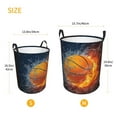thumbnail image 2 of Dinosaur 3D Pattern Print Foldable Laundry Basket for Clothes Storage Hamper, 2 of 8