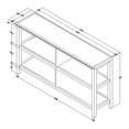 thumbnail image 3 of 30" Bookcase with 2 Shelves in White, 3 of 3