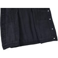 thumbnail image 5 of Womens Crop Denim Vest Jacket Sleeveless Button Down Ripped Casual Waistcoat Jacket, 5 of 5