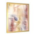 thumbnail image 2 of Designart 'Pastel Abstract With Pink Dark Blue and Yellow Spots' Modern Framed Art Print, 2 of 4