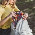 thumbnail image 5 of FORMRS 15-15.6 inch Laptop Sleeve Case Soft Carrying Quilted Computer Bag Cover, Purple Flowers, 5 of 7