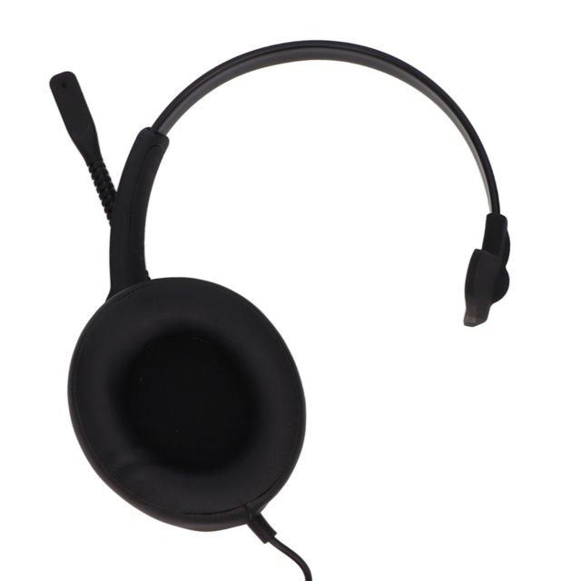 PC Headset, Soft Headband Dual 3.5mm Plug Telephone Headset Noise Reduction For Call Centers For Home For Customer Service For Insurance
