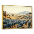 thumbnail image 2 of Designart "Dreamlike Vineyard In Minimalism" Vineyard Floater Framed Wall Art Living Room, 2 of 5