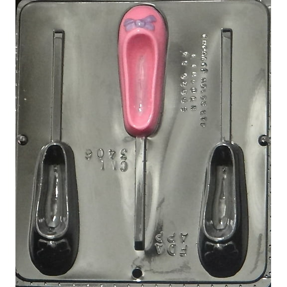 3406 Ballet Slipper Lollipop Chocolate Candy Mold