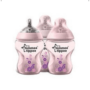 Tommee Tippee Closer to Nature Decorated Bottle - 3pk 9oz (Girls)