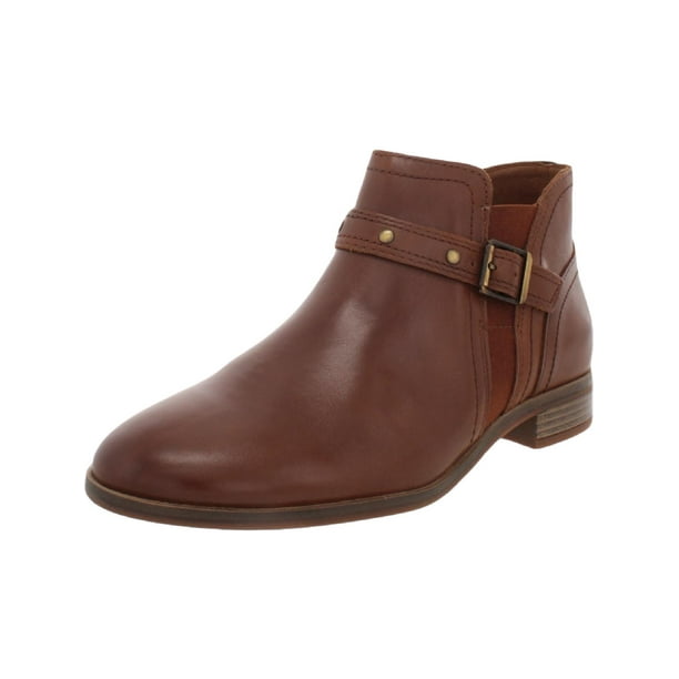clarks trish strap black leather
