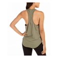 thumbnail image 2 of IDEOLOGY $29 Womens New Green Jewel Neck Sleeveless Casual Top M B+B, 2 of 4