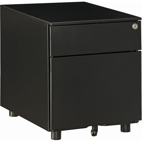 Global Industrial 2 Drawer Pedestal, Low Height