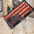 thumbnail image 2 of DALUX Hybrid Kickstand Holster Phone Case Compatible with Alcatel Onyx / TCL A1X A503DL - US Flag Fence Print, 2 of 2