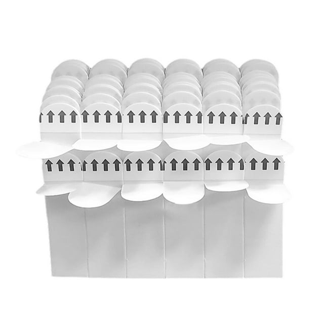 Langgg 24 Pcs Autocollants pour Cintres Muraux Bandes Adhésives Résistantes à l'Usure Forte Viscosité Usage Intérieur
