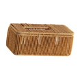 thumbnail image 4 of Caja de pañuelos de imitación de ratán, porta pañuelos decorativo de estilo japonés, porta servilletas de papel, estuche para tocador, mesa de centro 25 cm x 125 cm x 10 cm, 4 of 8