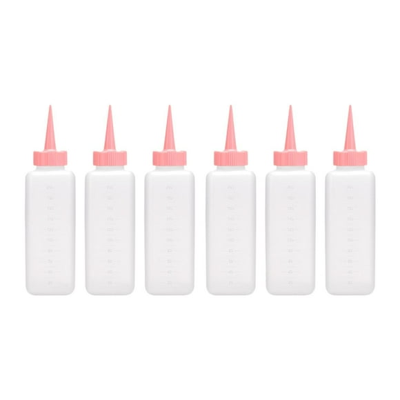 Aplicadores de tinte para el cabello Botella para teñir el cabello Suministros versátiles para peluqueros Medio