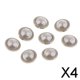 thumbnail image 1 of Botones de perlas de plástico Soledad 8 Uds redondas para ropa zapatos sombrero, 1 of 10