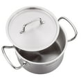 thumbnail image 3 of Korkmaz Gastro Proline 4.5 Liter Stainless Steel Low Casserole with Lid in Silver, 3 of 5