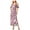 Purple - hibbayouflr, variant on bar III Womens Watercolor Cold-Shoulder Maxi Dress, Purple, Large