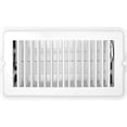 thumbnail image 4 of RV Designer Heating/Cooling Register H873 Heating/Cooling Register; Rectangular; 8 Inch x 4 Inch; With Damper; White; Metal, 4 of 4