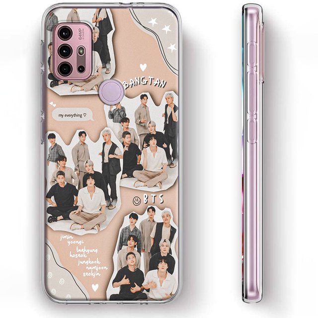 bhmx23 BTS Funda Para Motorola Moto G Play Power G60 G40 Fusion Edge 20 Lite