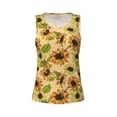 thumbnail image 6 of Sigee Sunflowers for Women's Workout Tank Top,Running Tank Tops,Sleeveless Gym Clothes, 6 of 8