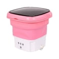 thumbnail image 1 of Large Capacity Portable Washing Machine Foldable Underwear Socks Adjustable Washer Wash Machines Cleaning for Dormitory Pink Type 1, 1 of 6