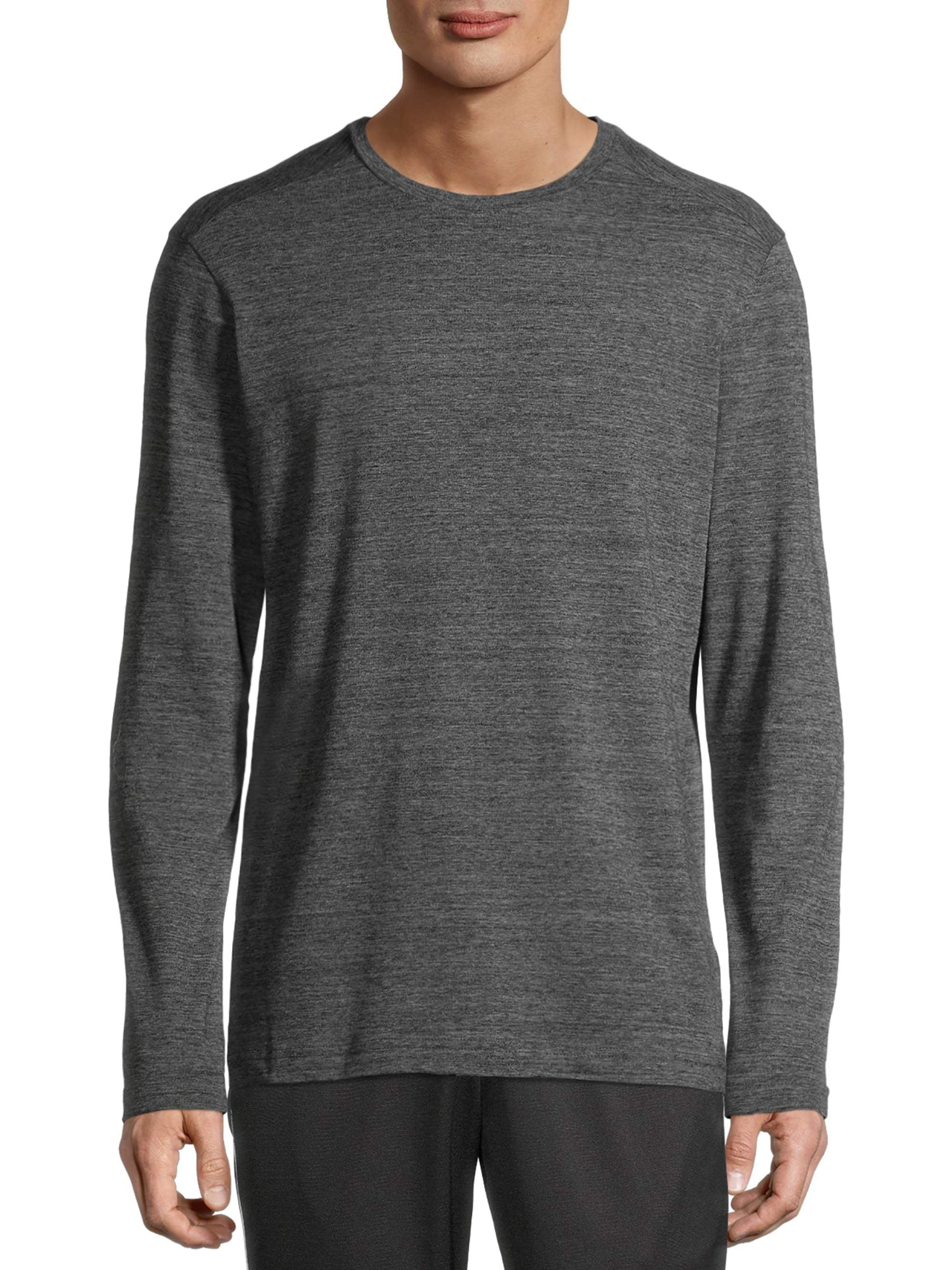 Athletic Works Men's Long Sleeve Active T-Shirt - Walmart.com