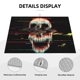 thumbnail image 3 of Fotbe Glitch Screaming Skull Alfombrilla de Secado para Cocina con Estampado, 18x24 Pulgadas, 3 of 7