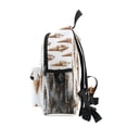 thumbnail image 4 of FORMRS School Backpack with Front Zippered Pocket 12" Student Travel Daypack, Brown Ice Cream Pattern, 4 of 6