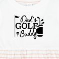 thumbnail image 4 of Inktastic Dad's Golf Buddy Girls Baby Dress, 4 of 5