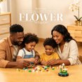thumbnail image 4 of HZLKADAQ Eternal Flower Building Blocks with Display Dome - DIY Artificial Flower Bouquet Set, Forever Blooming Floral Model, Ideal Gift for Valentine's Day,Mother's Day,Birthday, 4 of 7