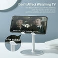 thumbnail image 3 of Baohd Desktop Phone Holder Portable Mobile Phone Tablet Aluminum Alloy Non-slip Stand Angle Adjustable, 3 of 5