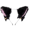 thumbnail image 3 of diseño de anime con orejas de gato de peluche con cascabeles, 3 of 3