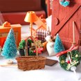 thumbnail image 4 of HONMEET 2pcs Mini Rattan Miniature Basket Storage Brown Rattan Wedding Decor Women, 4 of 7