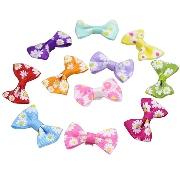 OUNONA 60 Pieces Assorted Color Handmade Ribbon Bows for Hair Clips, Crafting, and Decorative Ribbon Accessories