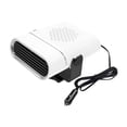 thumbnail image 3 of Calentador de coche, ventilador de calefacción para vehículos, portátil, de calentamiento rápido, con ventana giratoria de 360 ​​grados. 24 V blanco, 3 of 9