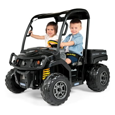 Peg Perego John Deere Gator XUV Midnight Black, 12-Volt Battery-Powered Ride-on