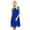 Royal Blue, variant on Bimba Women Blue Georgette Shift Dress Sheer Georgette Above Knee Party Dress