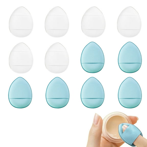 Air cushion mini finger powder puff powder for concealer lacrimal groove pockmarks,style:style4;