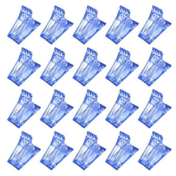 Nail Tips Clip for Quick Building Polygel Nail Clips for Polygel Nail Extension UV LED Builder Clamps Manicure Nail Art Tool