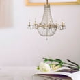 thumbnail image 6 of AFANQI Vintage Pendant Lighting Crystal Chandelier Lighting Fixtures 6 Lights,Ceiling Light Fixture for Living Room Bedroom Restaurant Porch Hallway, 6 of 8